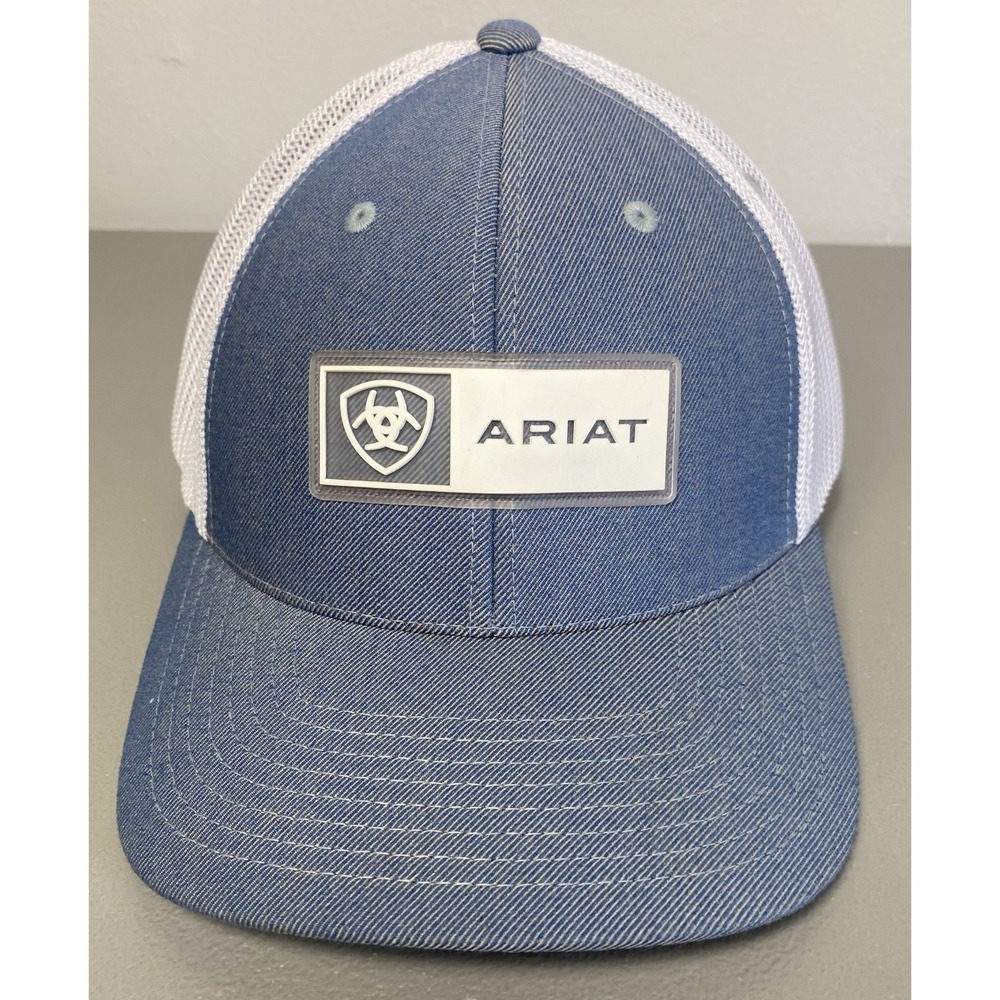 Ariat Flexfit Tech 110 Trucker hat Blue Mesh Snapback